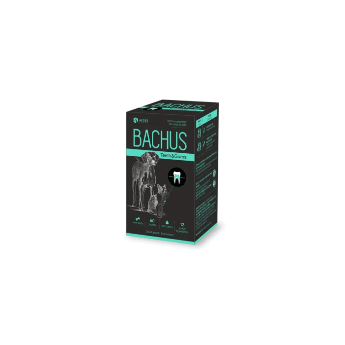 Bachus Teeth-Gums papildai šunims ir katėms, N60