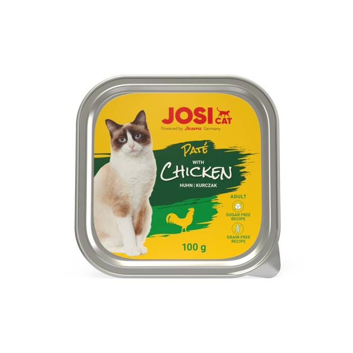 JosiCat Paté with Chicken paštetas katėms su vištiena, 100 g