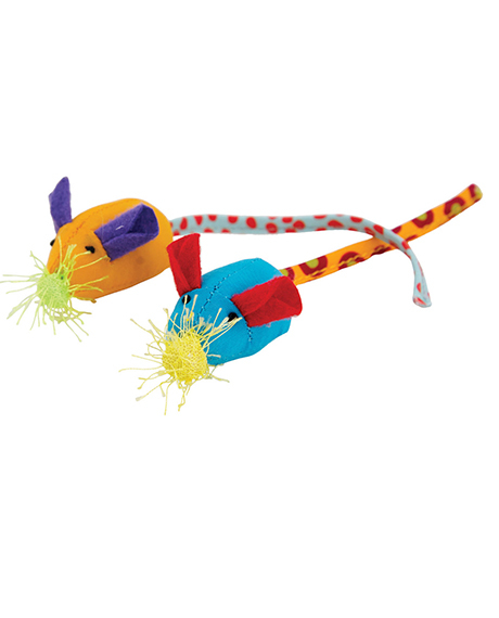 Petstages Twice Mice žaislas katėms, 2 vnt