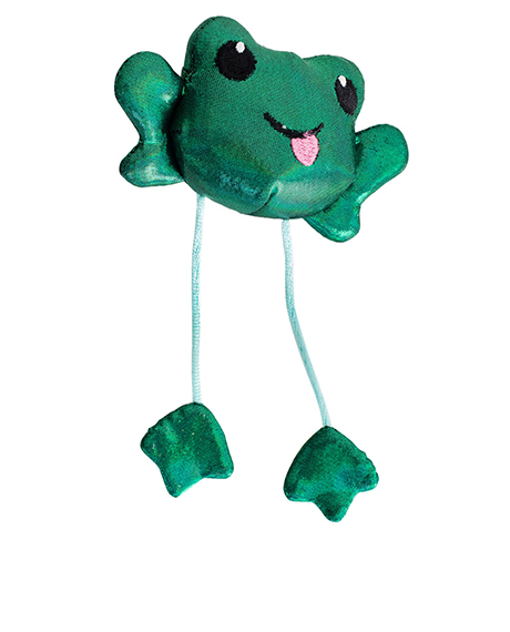 Petstages Toss 'N Dangle Frog žaislas katėms, 14 cm