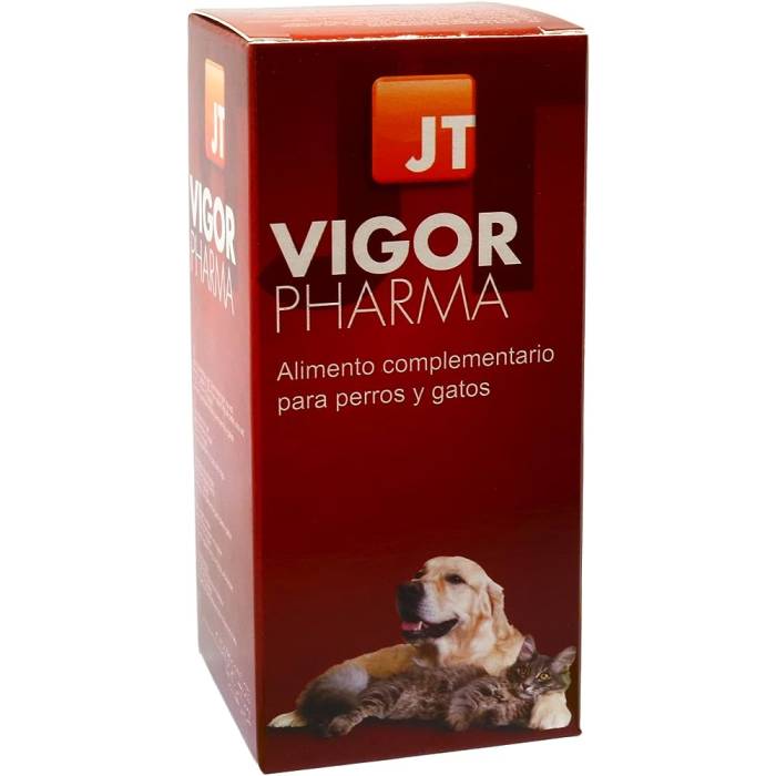 JT Pharma Vigor Pharma vitaminų, mikroelementų, mineralų ir aminorūgščių kompleksas šunims ir katėms, 55 ml