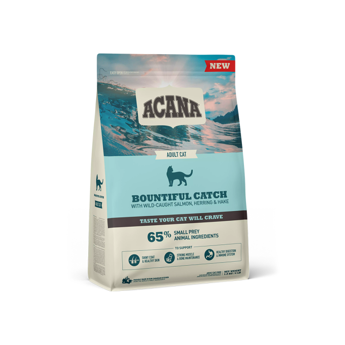 Acana Bountiful Catch Cat sausas maistas katėms,4,5 kg