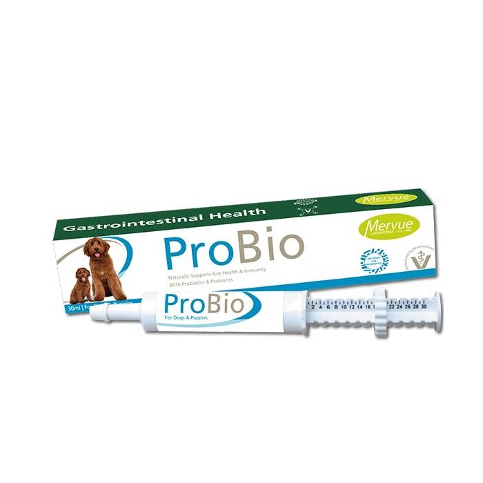 Meruve Pro-Bio probiotinė pasta virškinimui šunims ir šuniukams, 30 ml