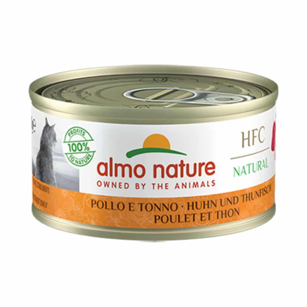 Almo Nature Chicken & Tuna konservai katėms su vištiena ir tunu 70g