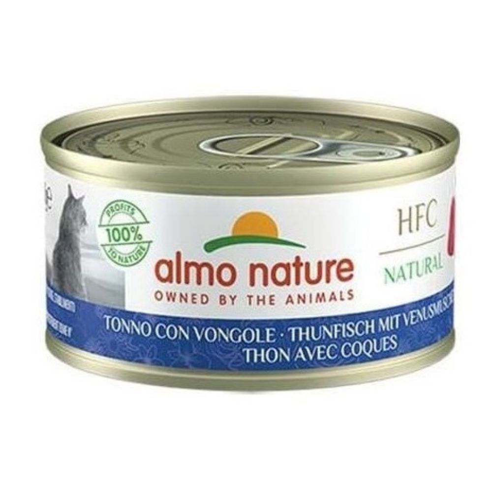Almo Nature Tuna with Clams konservai katėms su tunu ir moliuskais 70g