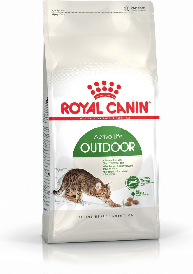 Royal Canin Active Life Outdoor sausas kačių maistas 4 kg Suaugusių Paukštiena