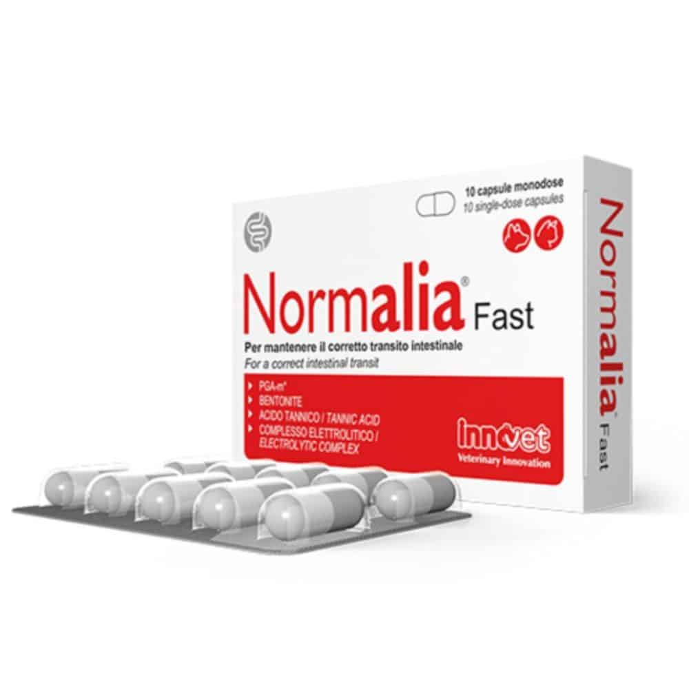 NORMALIA FAST N10 - Pašaro papildas šunims ir katėms ūmiems žarnyno absorbcijos sutrikimams mažinti
