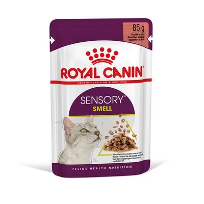 Royal Canin Sensory Smell Gravy konservai katėms 12x85g