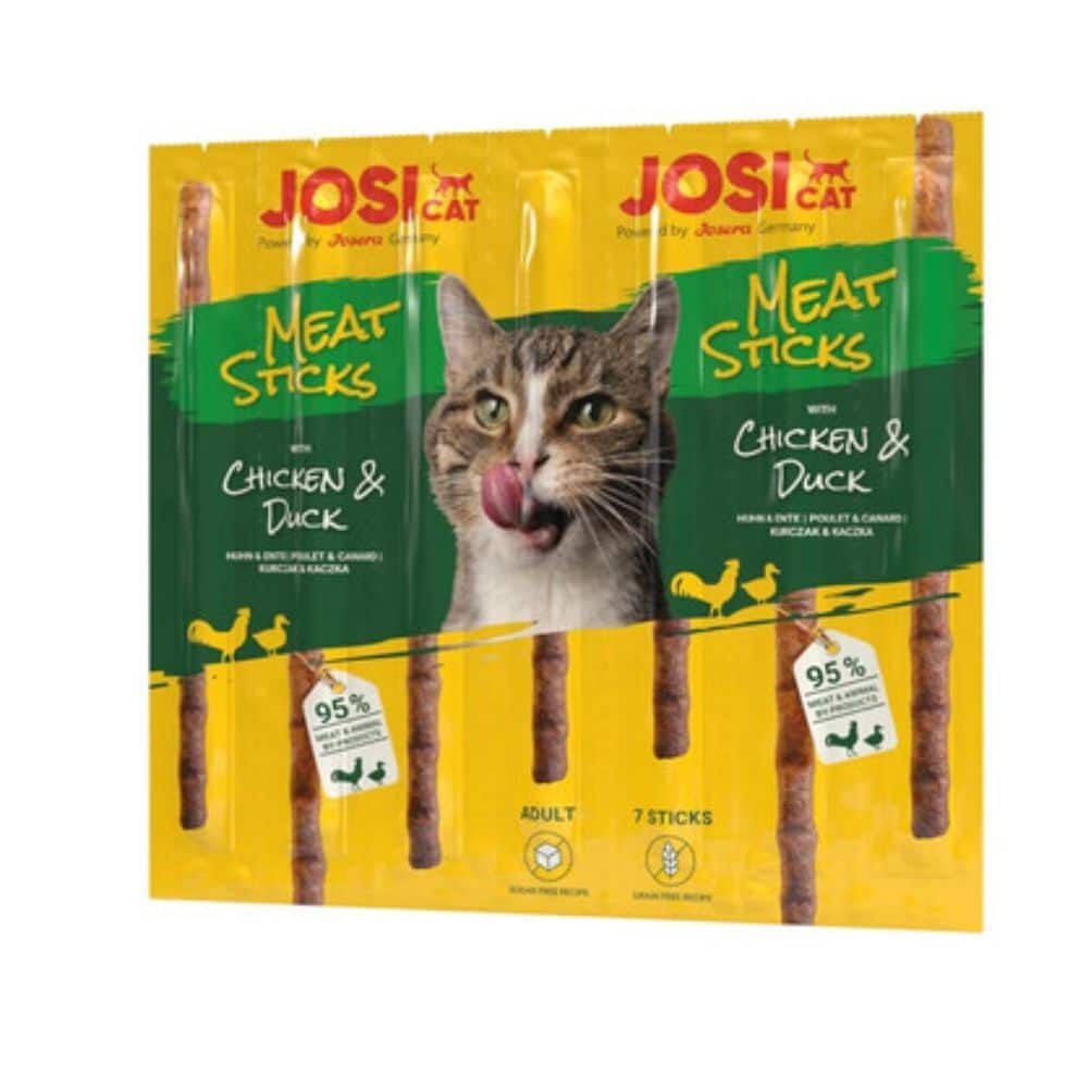 JosiCat Meat Sticks Chicken&Duck vištienos ir antienos lazdelės katėms 35g