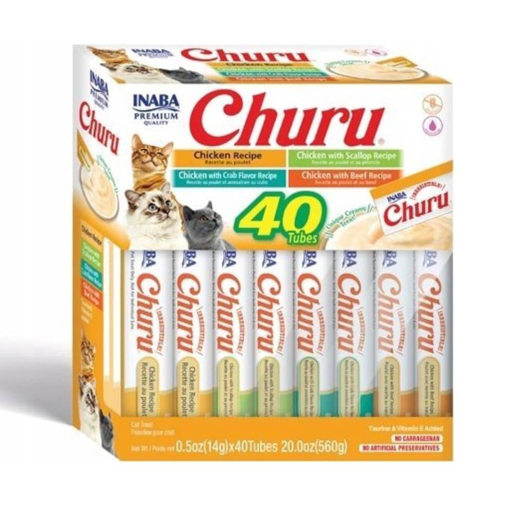 Skanėstas katėms Inaba Churu, vištiena, 0.56 kg, 40 vnt.