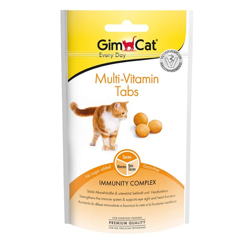 GimCat Multi Vitamin skanėstai su multivitaminais katėms; 50g