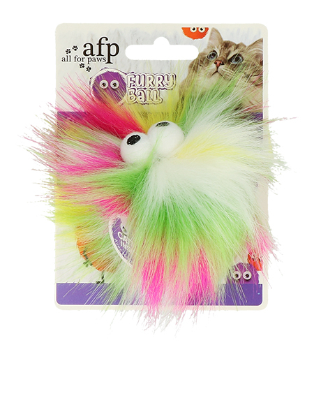 AFP Furry Ball žaislas katėms, 1 vnt