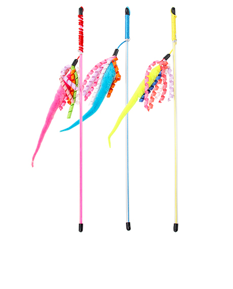 Pawise Cat Teaser lazdelė žaislas katėms, 45 cm, 1 vnt