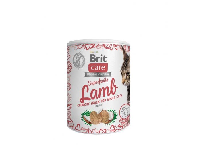 BRIT Care Cat Snack Superfruits Lamb - skanėstas katėms - 100 g
