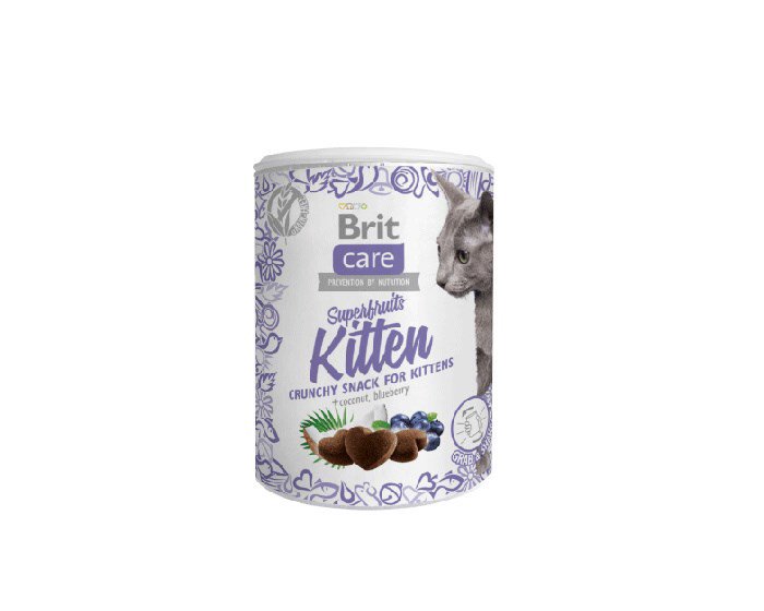 BRIT Care Cat Snack Superfruits Kitten - skanėstas katėms - 100 g