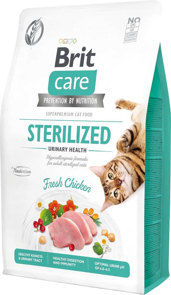 BRIT Care Sterilized Urinary Chicken - sausas kačių maistas - 2 kg