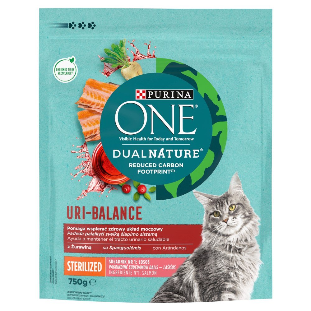 PURINA Dual Nature Uri-Balance Sterilized - sausas kačių maistas - 750 g