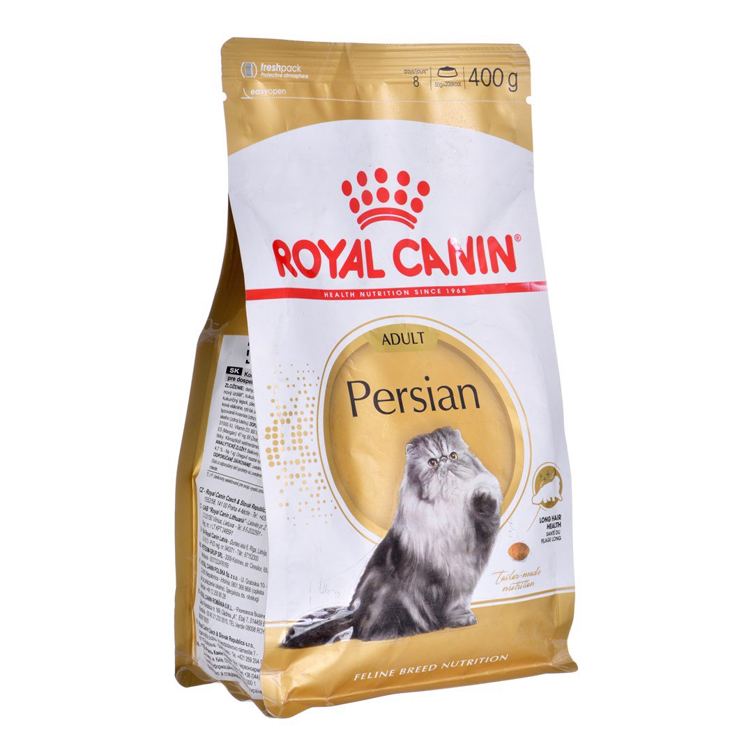 Royal Canin Persian Adult sausas kačių maistas Suaugusiems Paukštiena, Ryžiai, Daržovių 400 g