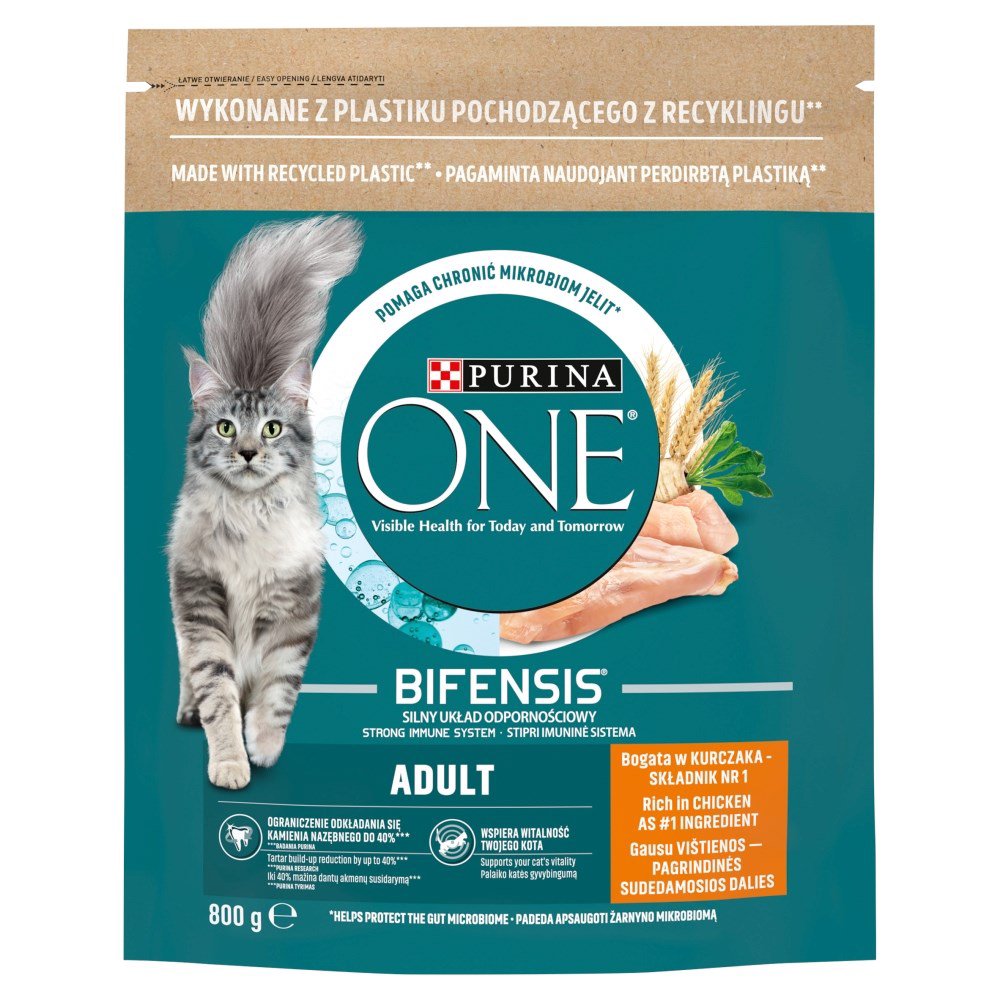 PURINA One Bifensis Adult - sausas kačių maistas - 800 g
