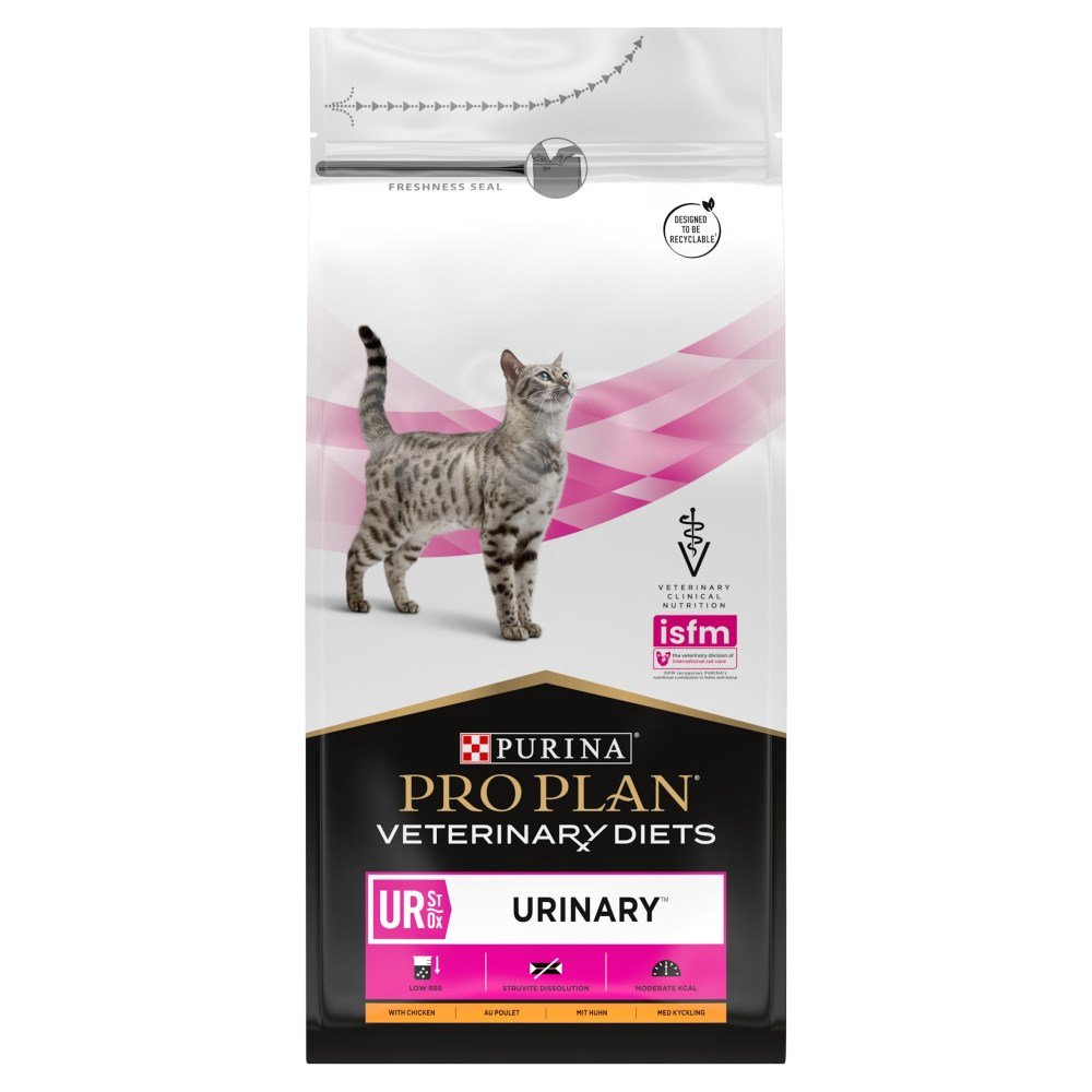 Purina VETERINARY DIETS Feline UR Urinary sausas kačių maistas 1,5 kg Adult Žuvis
