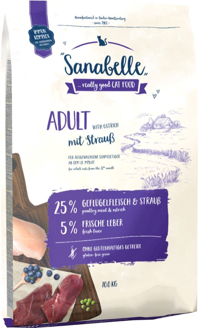 BOSCH Sanabelle Adult Ostrich - sausas kačių maistas - 10kg