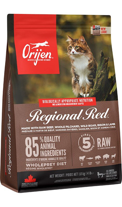 ORIJEN Regional Red Cat - sausas kačių maistas - 1.8 kg
