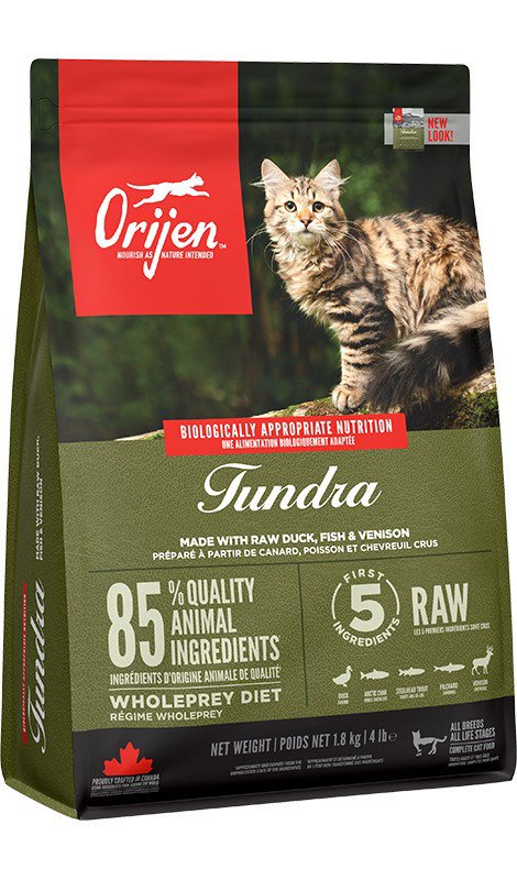 ORIJEN Tundra - sausas kačių maistas - 1,8 kg