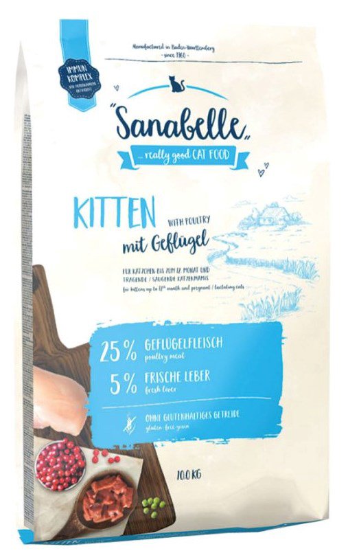 BOSCH Sanabelle Kačiukams su paukštiena - sausas kačių maistas - 10 kg