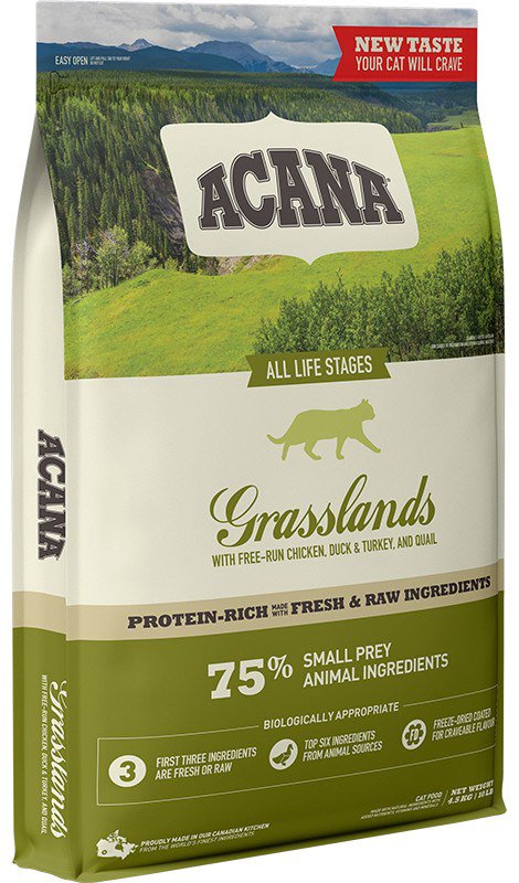 ACANA Grasslands Cat - sausas kačių maistas - 4,5 kg