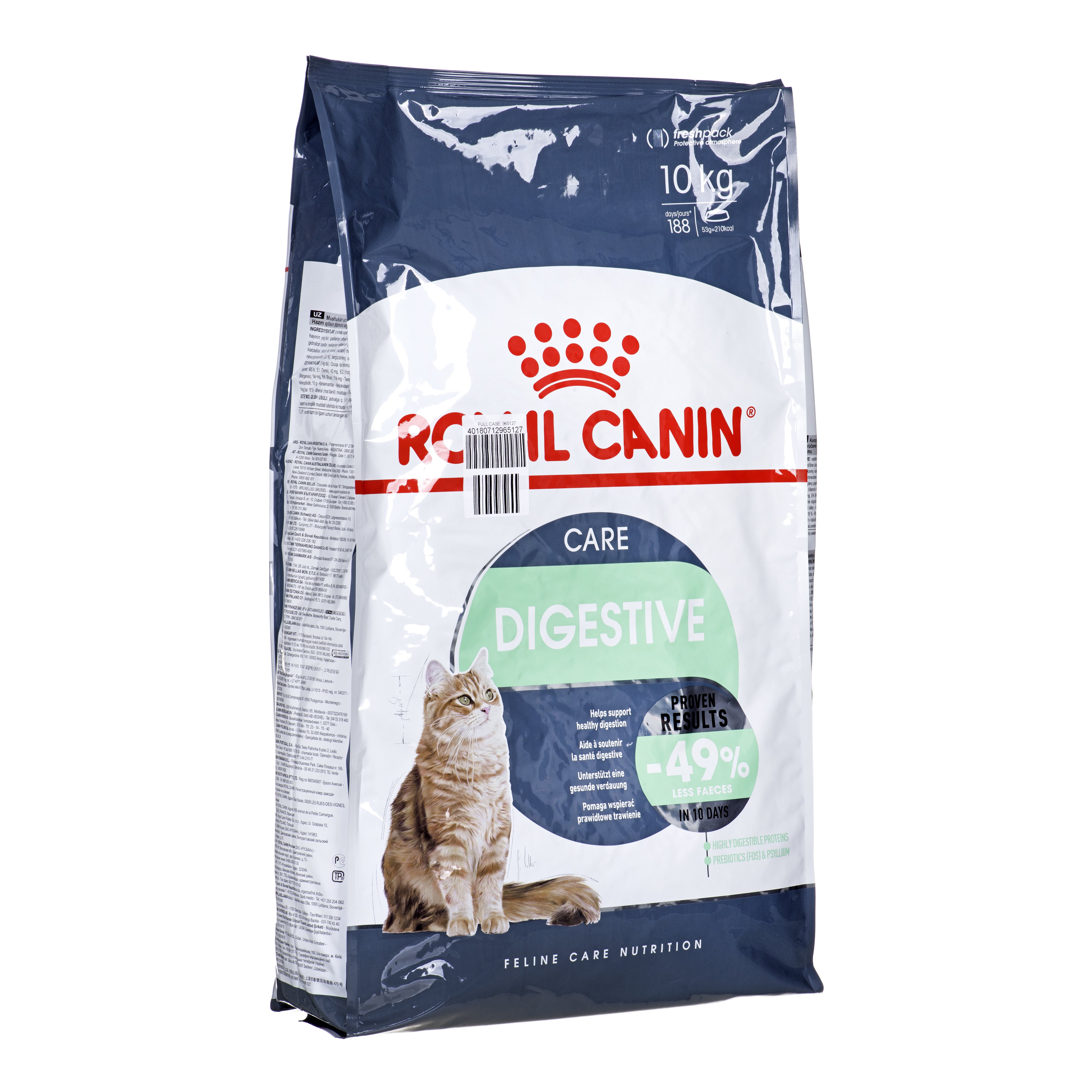 Royal Canin Digestive Care sausas kačių maistas 10 kg Suaugusių Žuvis, Paukštiena, Ryžiai, Daržovių