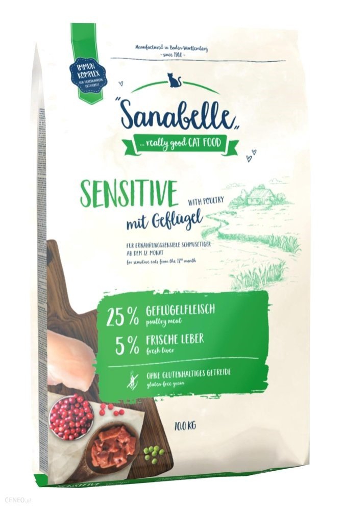 BOSCH Sanabelle Sensitive - sausas kačių maistas - 10 kg