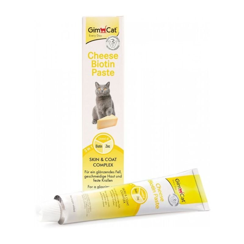 GimCat Cheese skanėstas sūrio pasta katėms; 50g