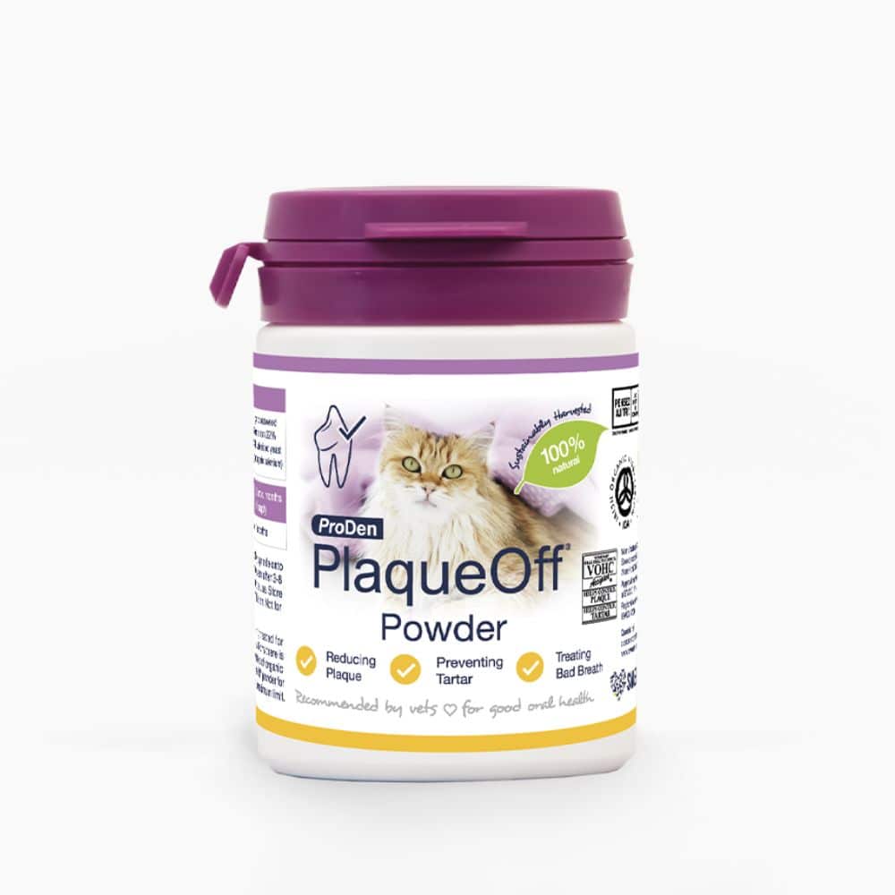 ProDen PlaqueOff papildas burnos higienai katėms 40g