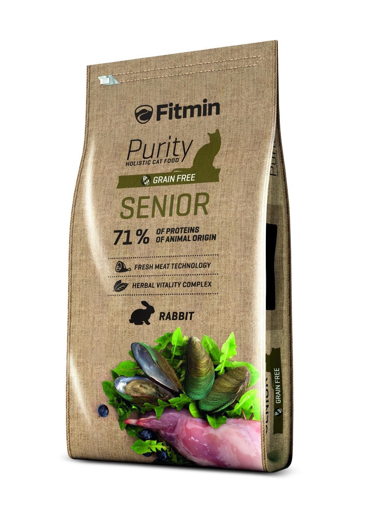 FITMIN Purity Purity Senior Rabbit  - sausas kačių maistas - 1,5kg