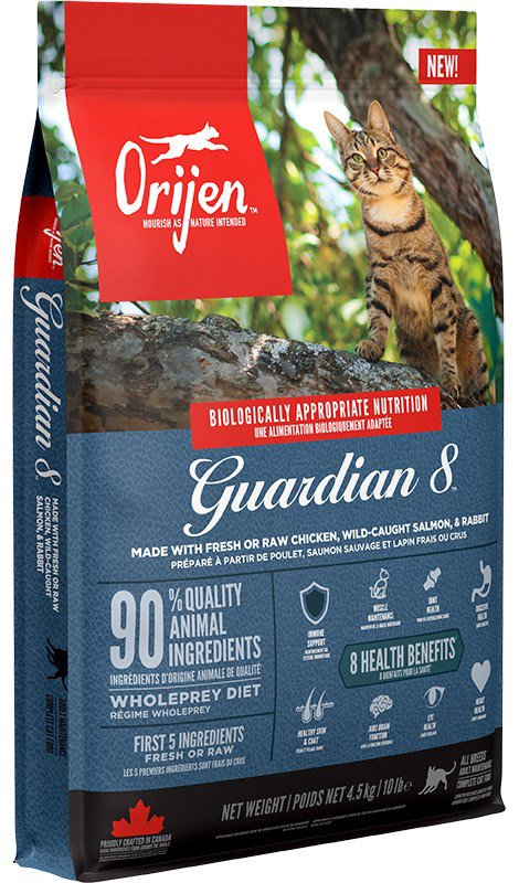 ORIJEN Guardian 8 - sausas kačių maistas - 4,5 kg