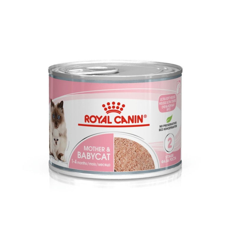 Royal Canin Mother and Babycat konservai katėms, 195 g