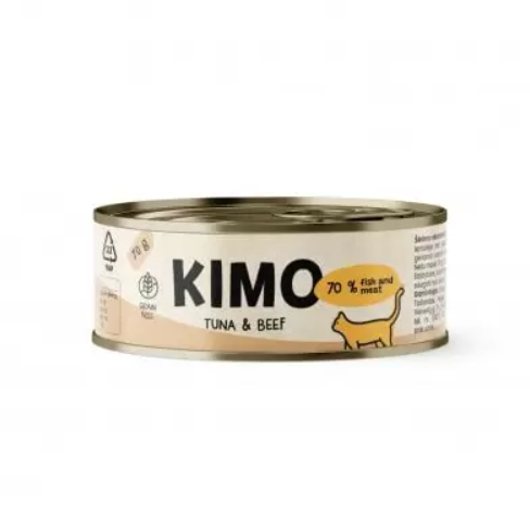 Kimo Tuna&Beef konservai katėms su tunu ir jautiena, 70g