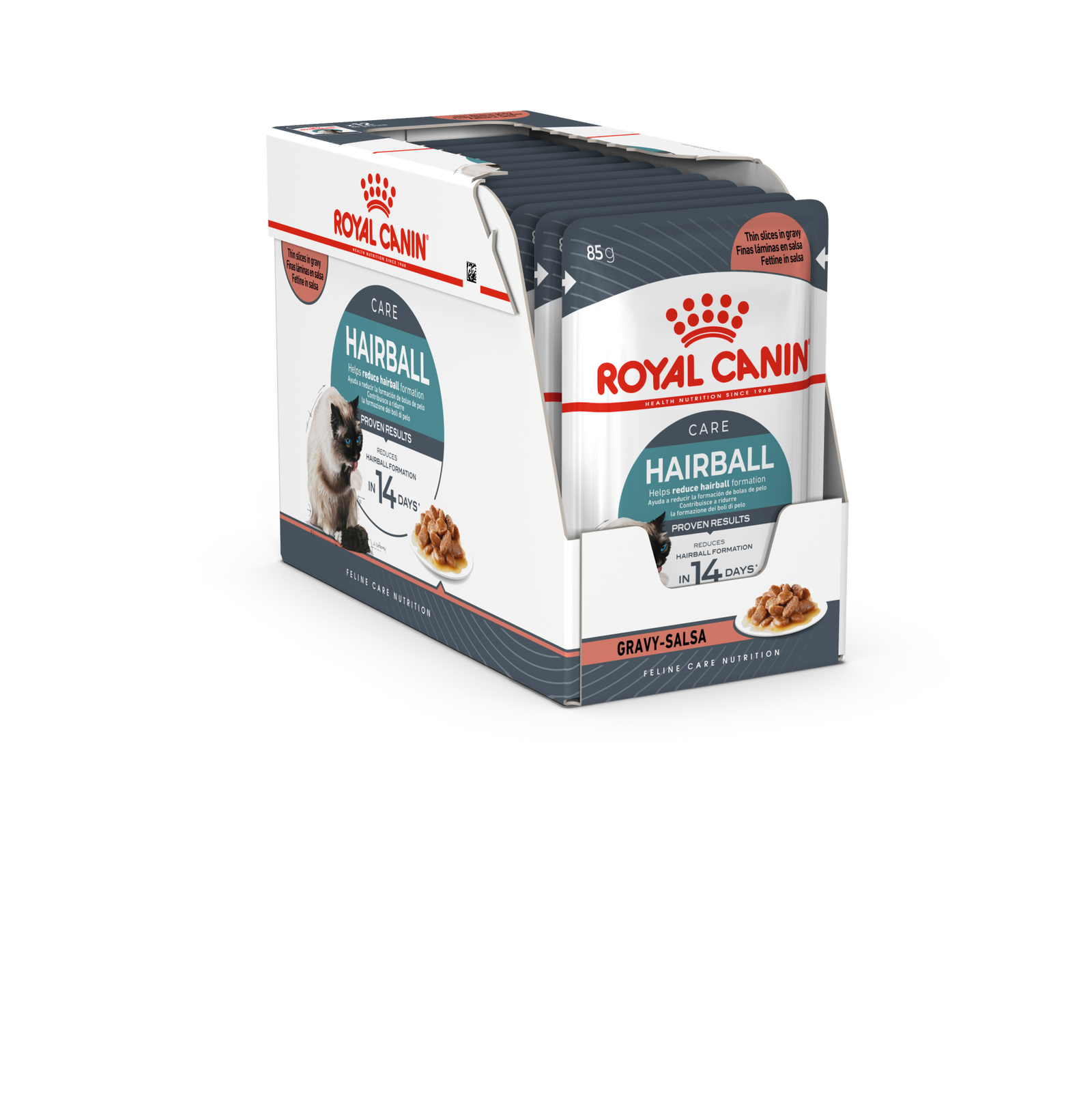 Royal Canin Hairball Care Gravy konservai katėms : Pakuotė - 12 x 85 g
