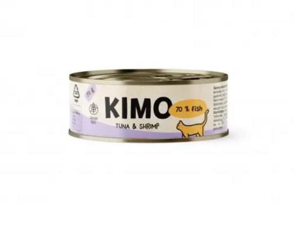 Kimo Tuna&Shrimp konservai katėms su tunu ir krevetėmis, 70g