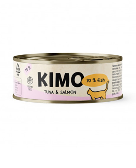 Kimo Tuna&Salmon konservai katėms su tunu ir lašiša, 70g