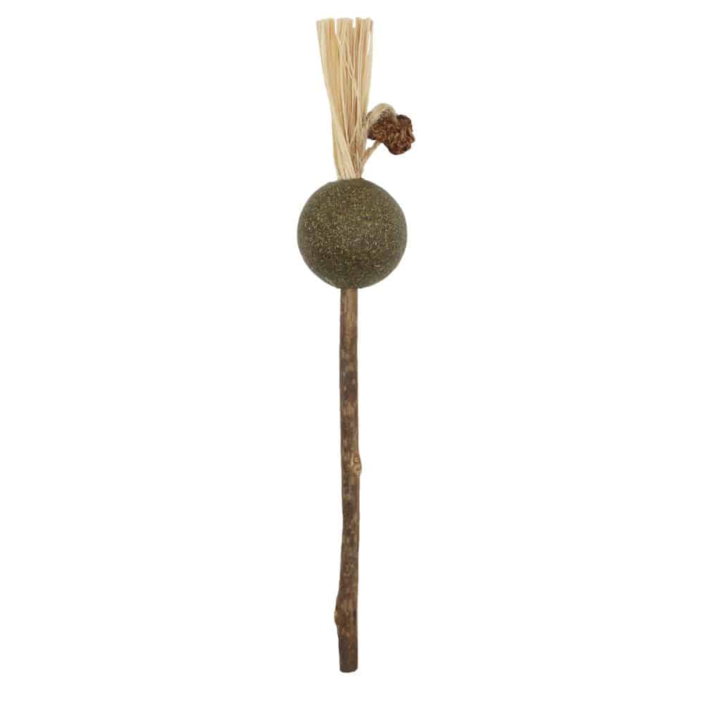 Kačių žaislas – katžolės kamuoliukas su matatabi ir kutu, 18 cm