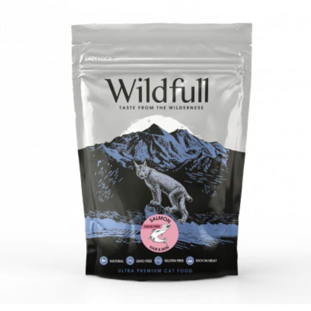 Wildfull Cat Salmon Hair&Skin sausas maistas katėms 400 g