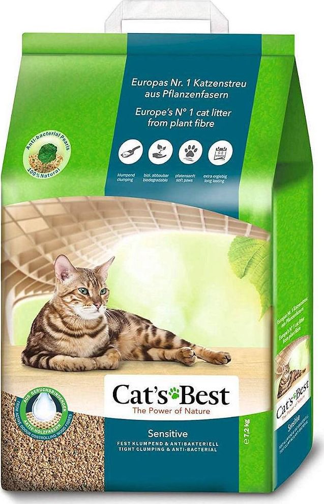 Kačių kraikas Cat's Best Sensitive,20l