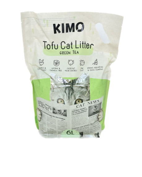 Kimo tofu kraikas katėms žaliosios arbatos kvapo, 6 l