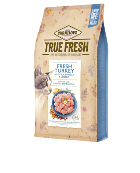 Carnilove True Fresh Cat Turkey sausas maistas katėms : Pakuotė - 1.8 kg