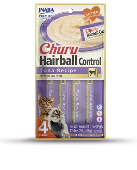 Churu Cat Hairball Tuna kreminiai skanėstai katėms su tunu, 56 g