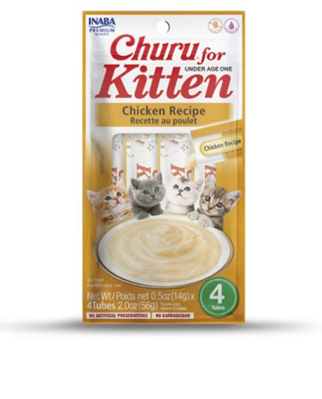 Churu Kitten Chicken kreminiai skanėstai kačiukams su vištiena, 56 g