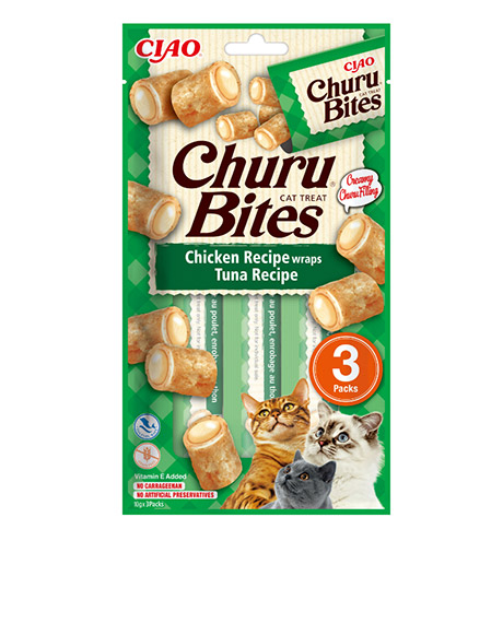 Churu Cat Bites Chicken Tuna skanėstai katėms su vištiena ir tunu, 30 g