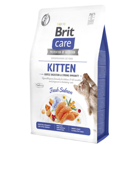 Brit Care Cat Kitten Gentle Digestion - Strong Immunity sausas maistas kačiukams : Pakuotė - 2 kg