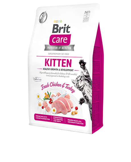 Brit Care Cat Kitten Healthy Growth sausas maistas kačiukams : Pakuotė - 2 kg